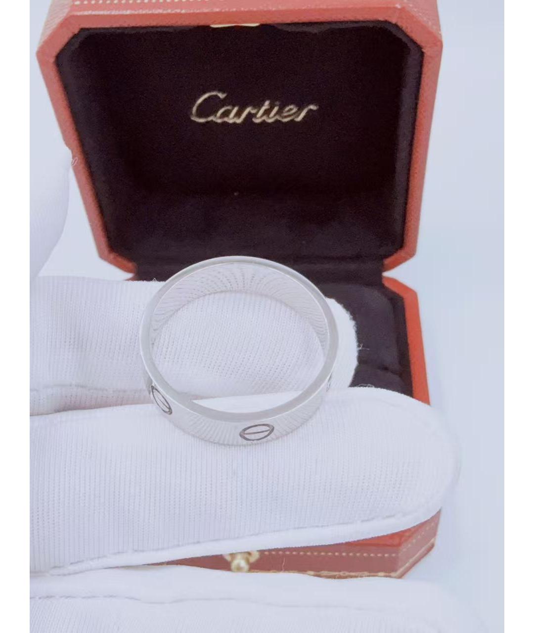 CARTIER Серебряное кольцо из белого золота, фото 5
