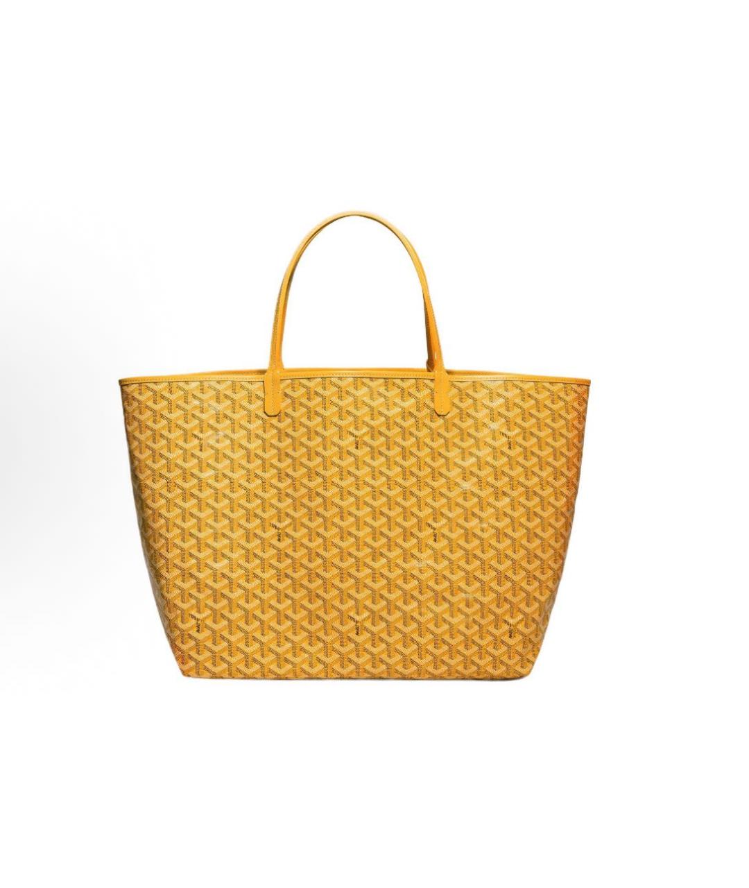 GOYARD Желтая сумка тоут, фото 2
