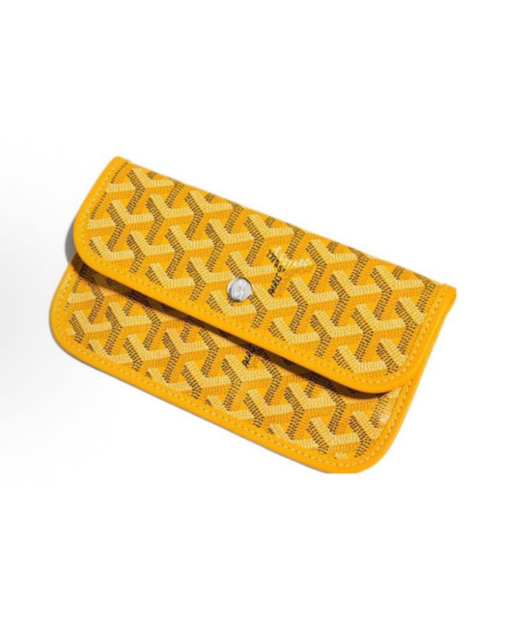 GOYARD Желтая сумка тоут, фото 4