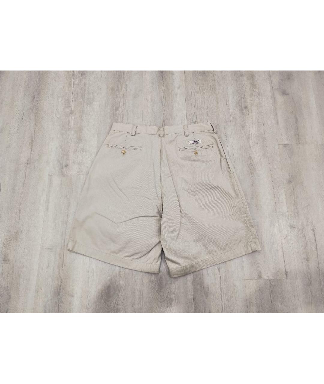POLO RALPH LAUREN Бежевые хлопковые шорты, фото 2