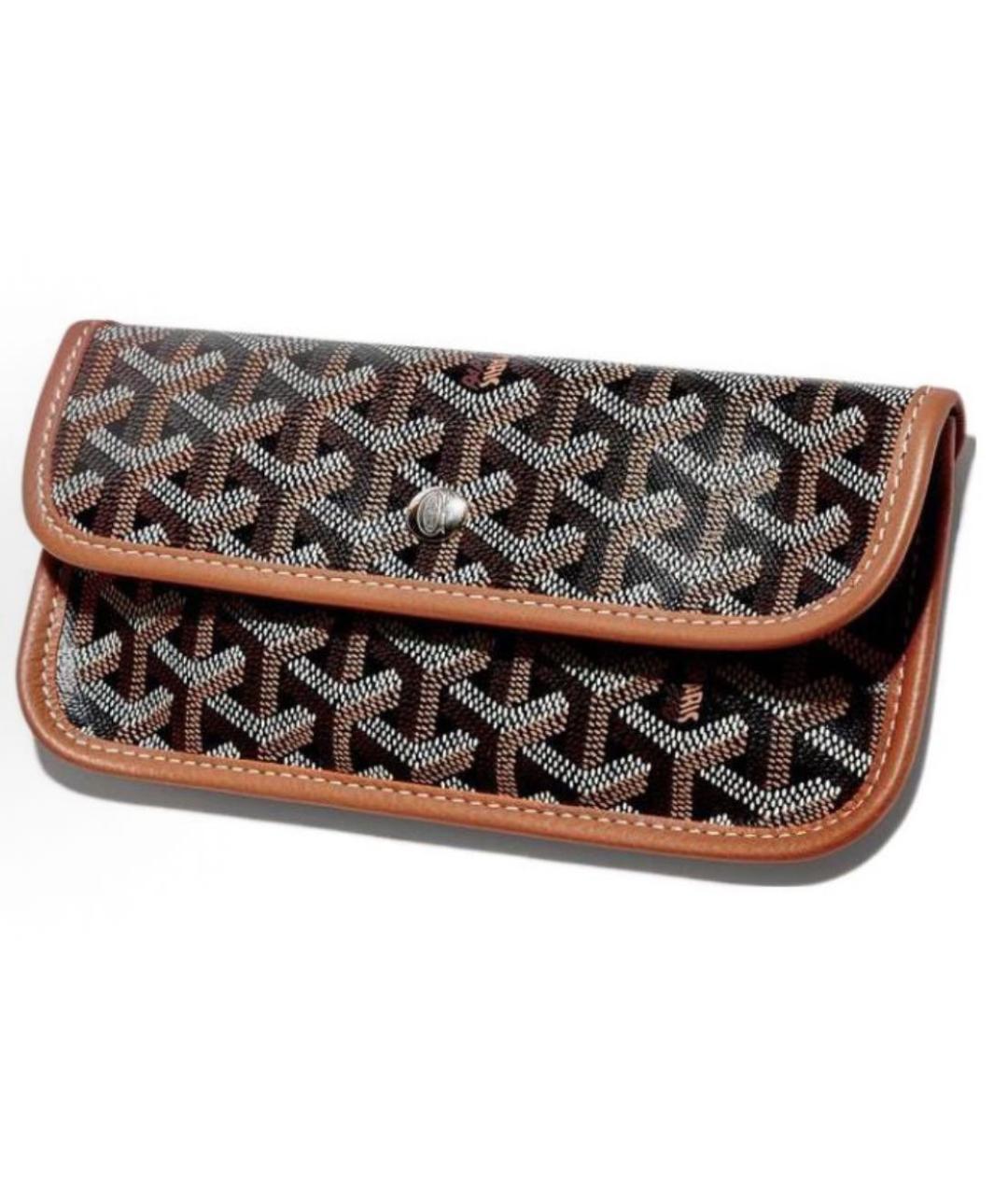 GOYARD Антрацитовая кожаная сумка тоут, фото 4