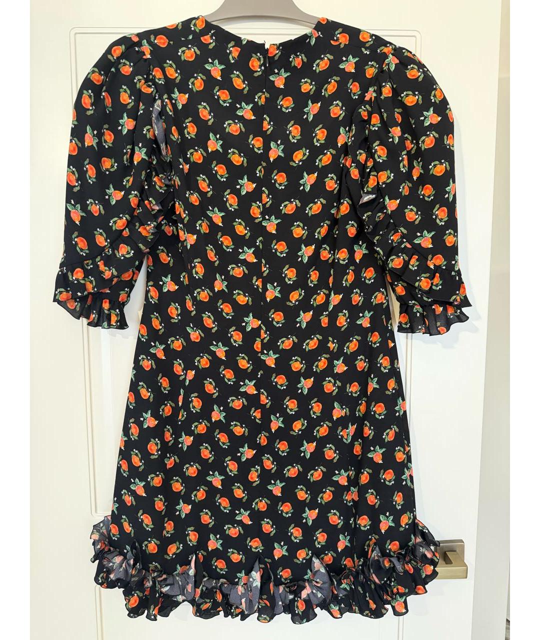 ULYANA SERGEENKO Мульти шелковое коктейльное платье, фото 2