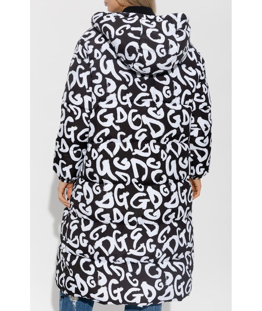 DOLCE&GABBANA Черный пуховик, фото 4