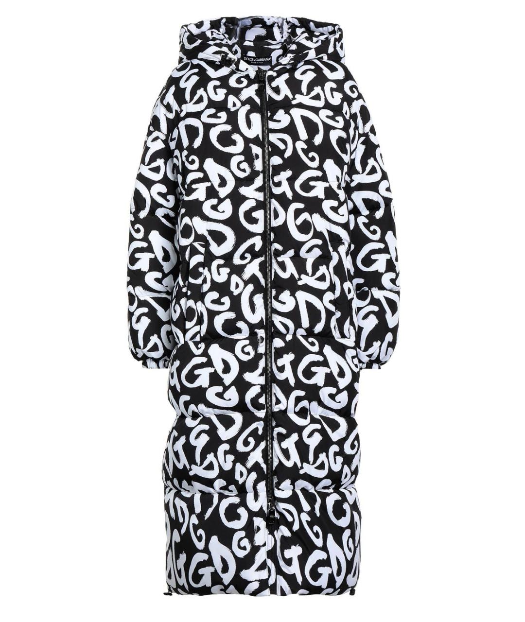 DOLCE&GABBANA Черный пуховик, фото 1