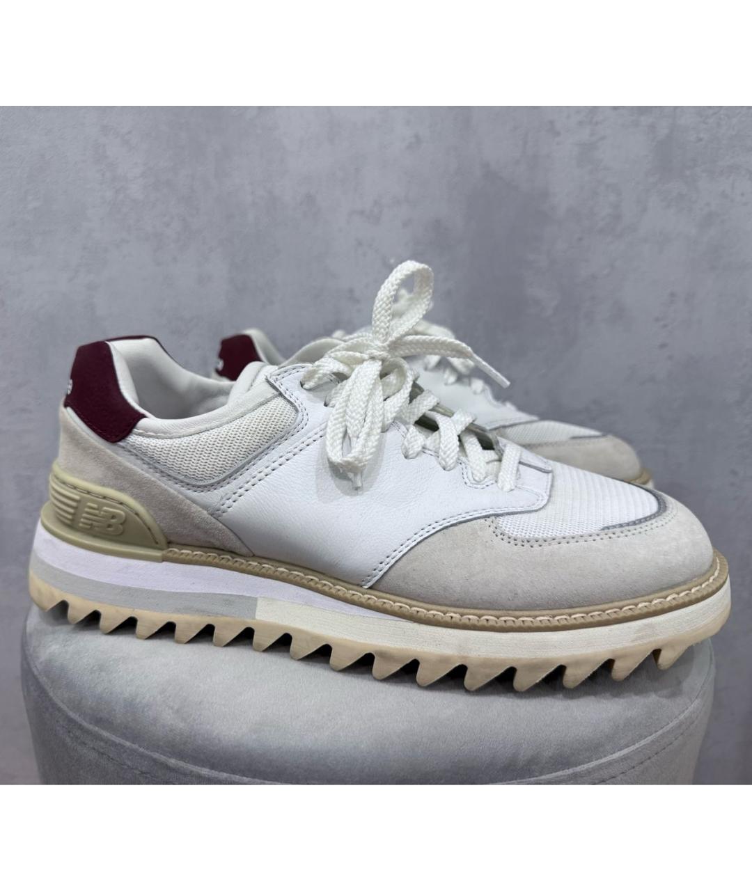 NEW BALANCE Белые текстильные низкие кроссовки / кеды, фото 7