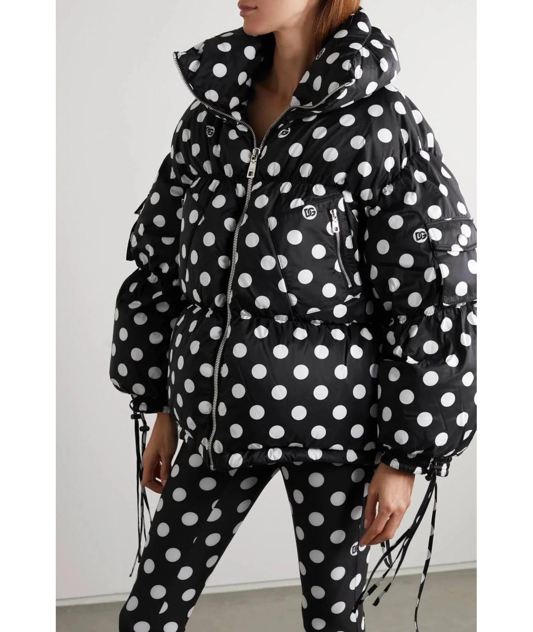 DOLCE&GABBANA Черный пуховик, фото 3