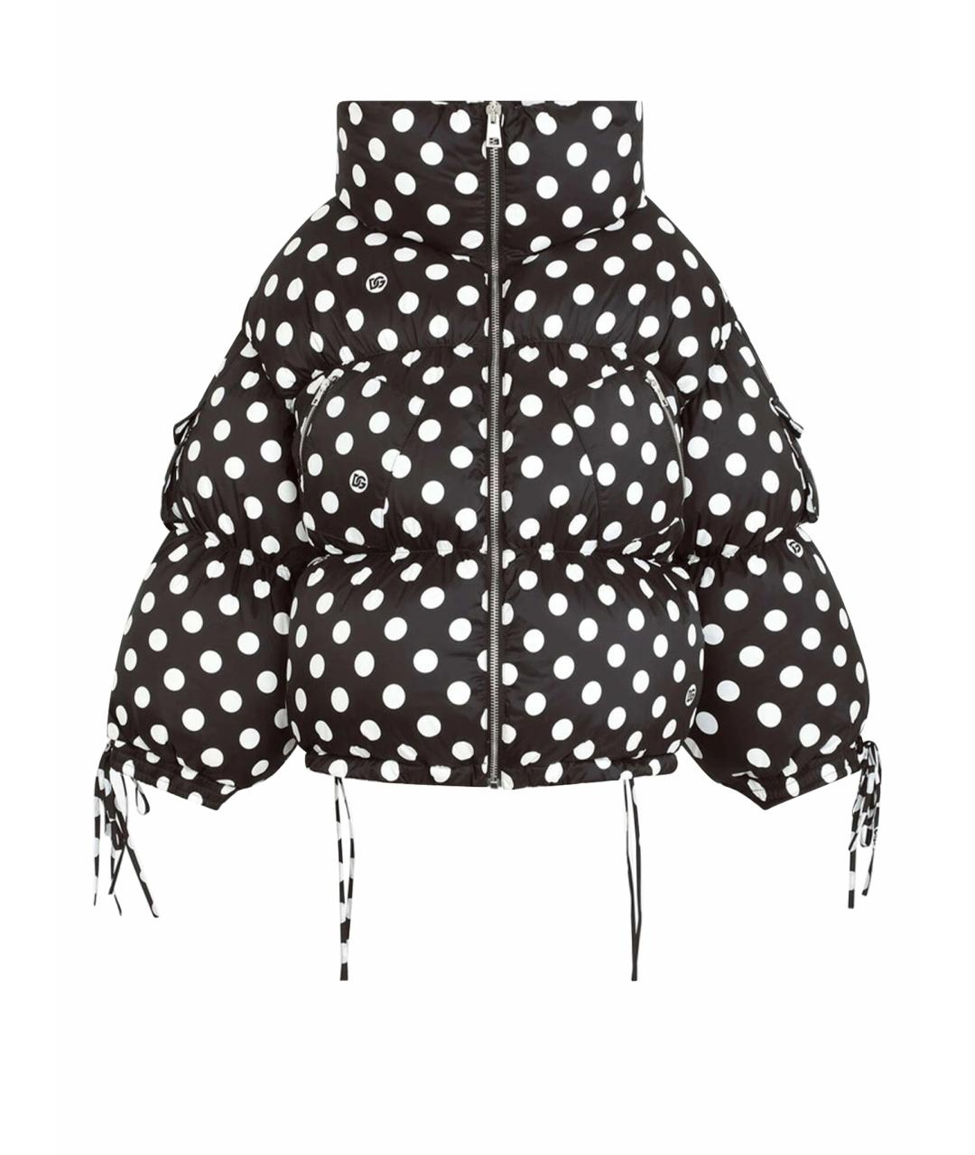 DOLCE&GABBANA Черный пуховик, фото 1