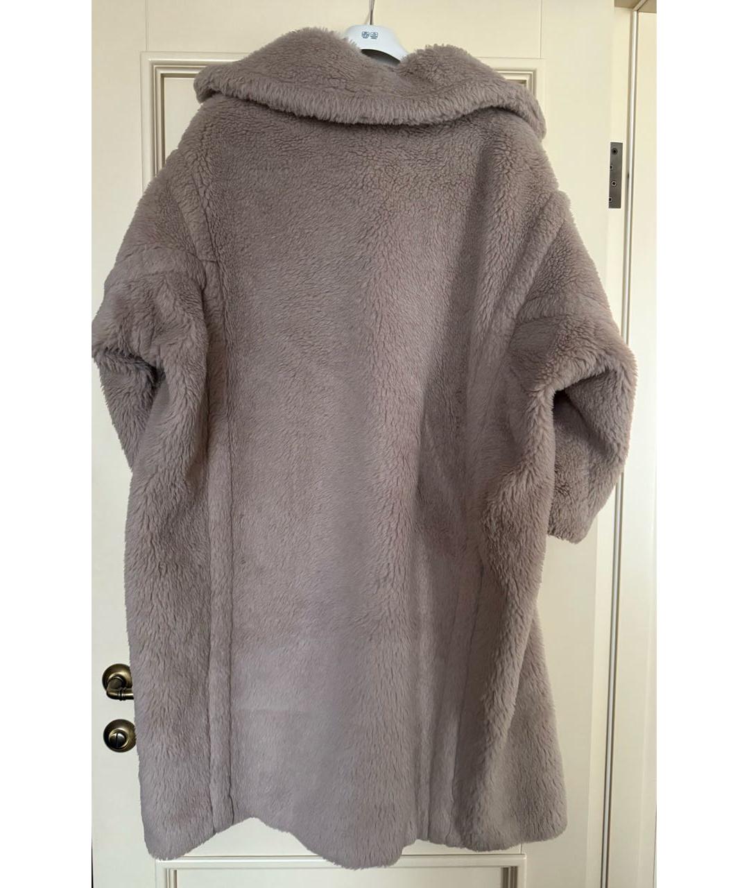 MAX MARA Бежевая шерстяная шуба, фото 2