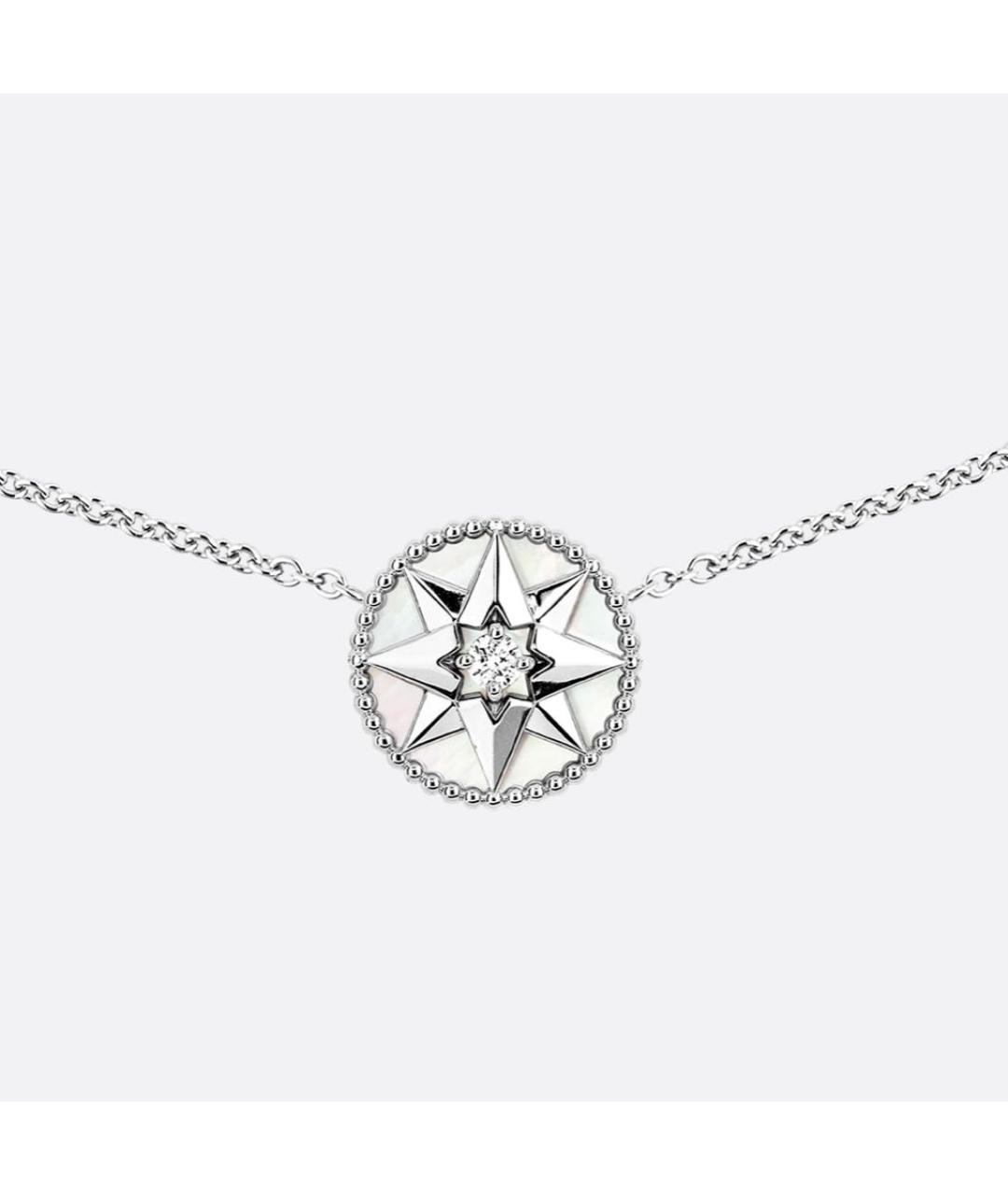 CHRISTIAN DIOR Белое колье из белого золота, фото 4