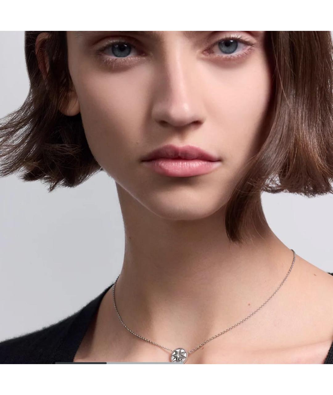 CHRISTIAN DIOR Белое колье из белого золота, фото 2