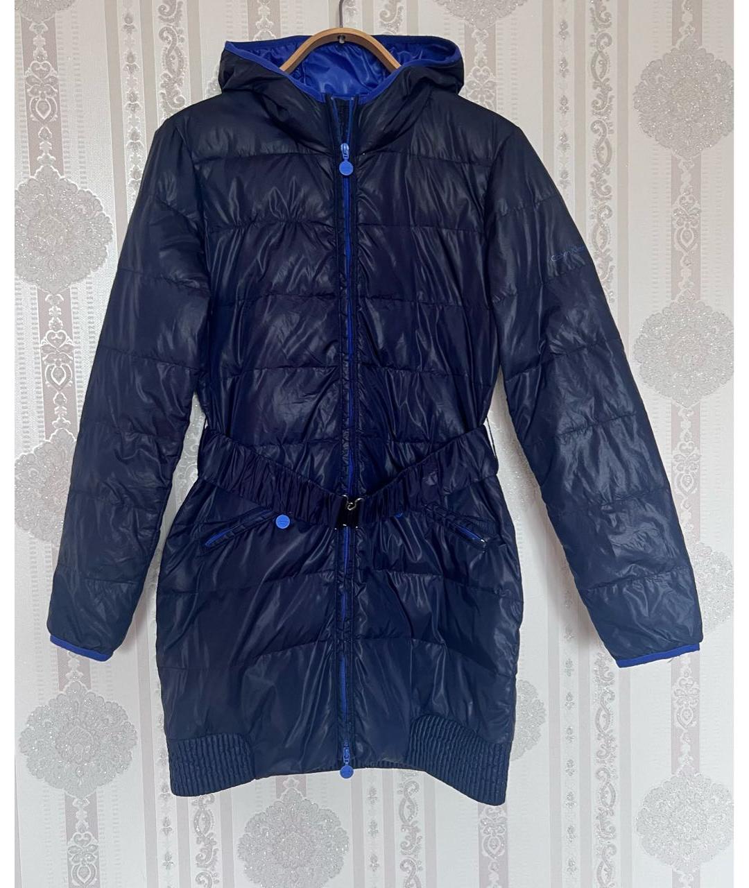 CALVIN KLEIN Темно-синий пуховик, фото 4