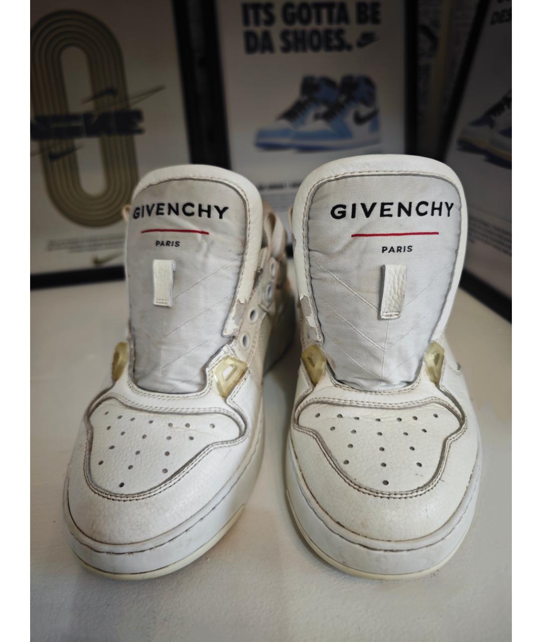 GIVENCHY Белые кожаные кроссовки, фото 8