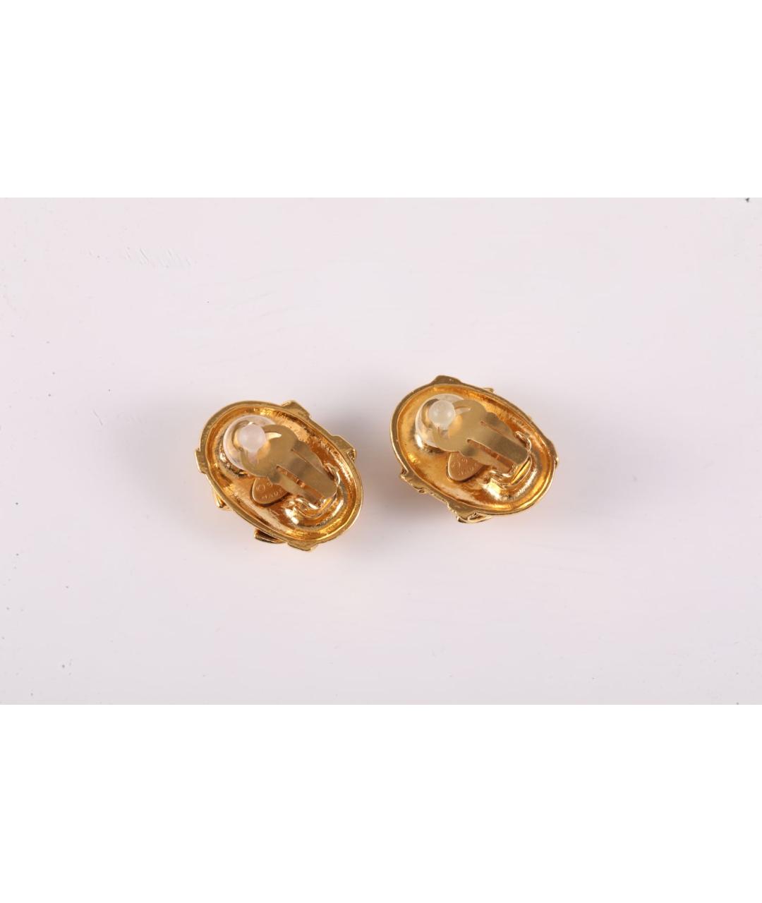 CHANEL Желтые серьги, фото 6