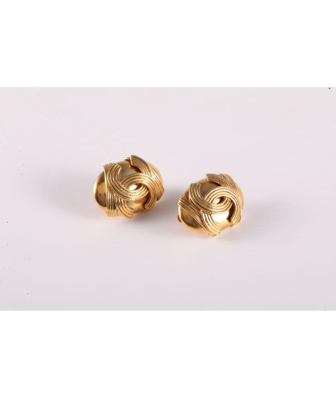 CHANEL Желтые серьги, фото 3