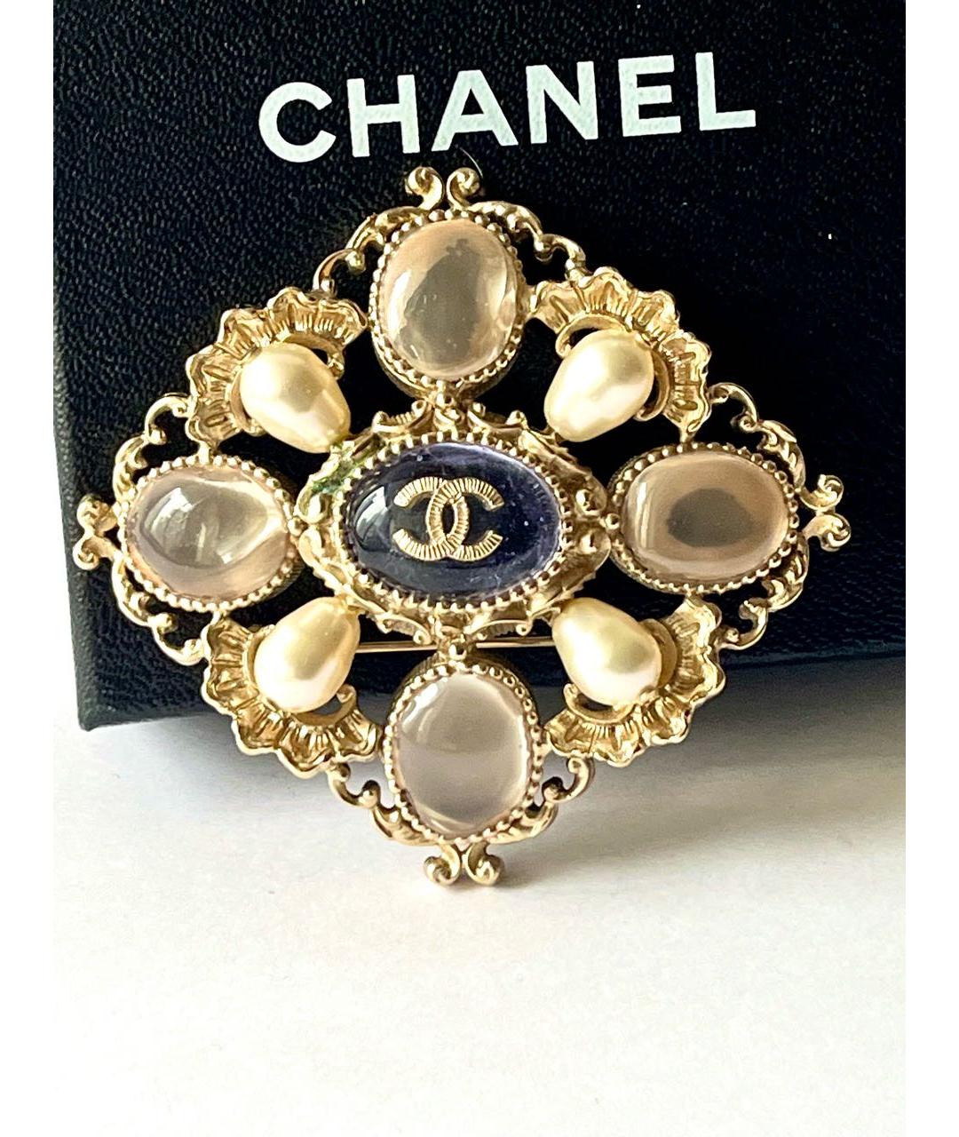 CHANEL Золотая булавка / брошь, фото 3