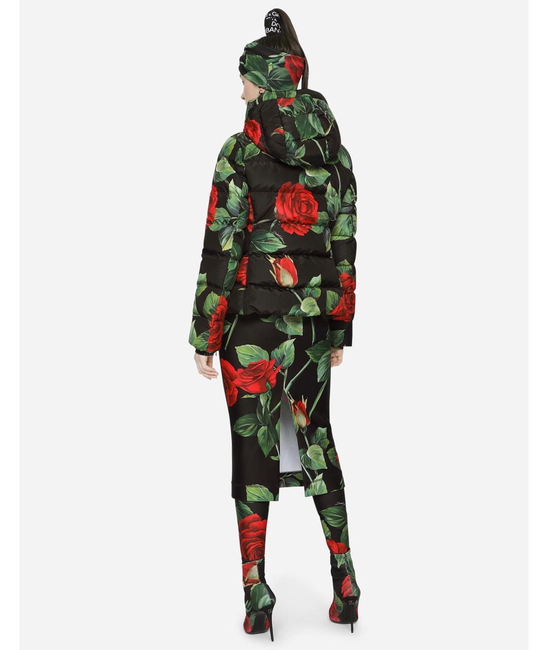 DOLCE&GABBANA Черный пуховик, фото 4