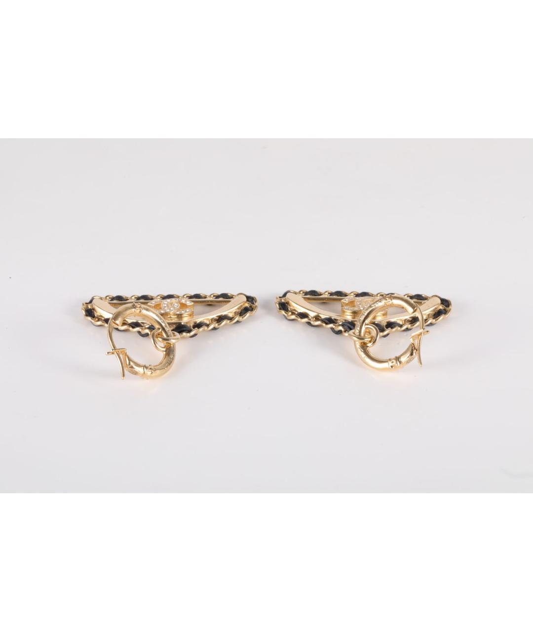 CHANEL Золотые серьги, фото 3