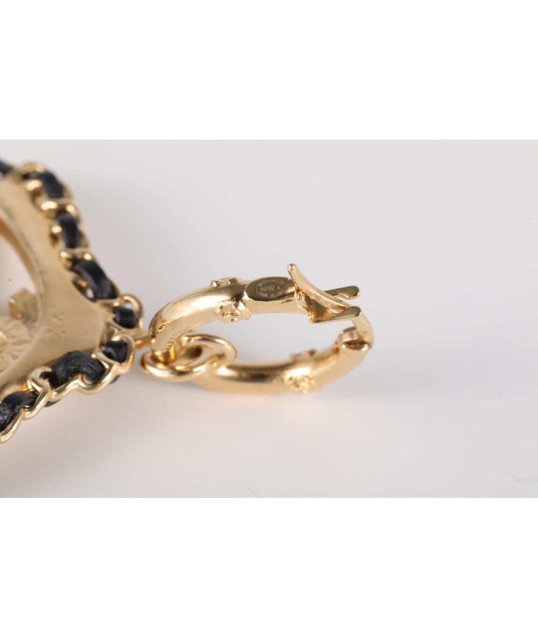 CHANEL Золотые серьги, фото 6