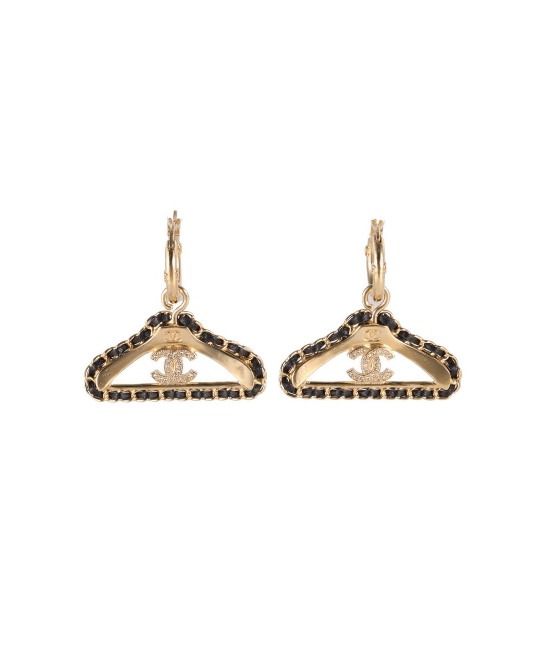 CHANEL Золотые серьги, фото 1
