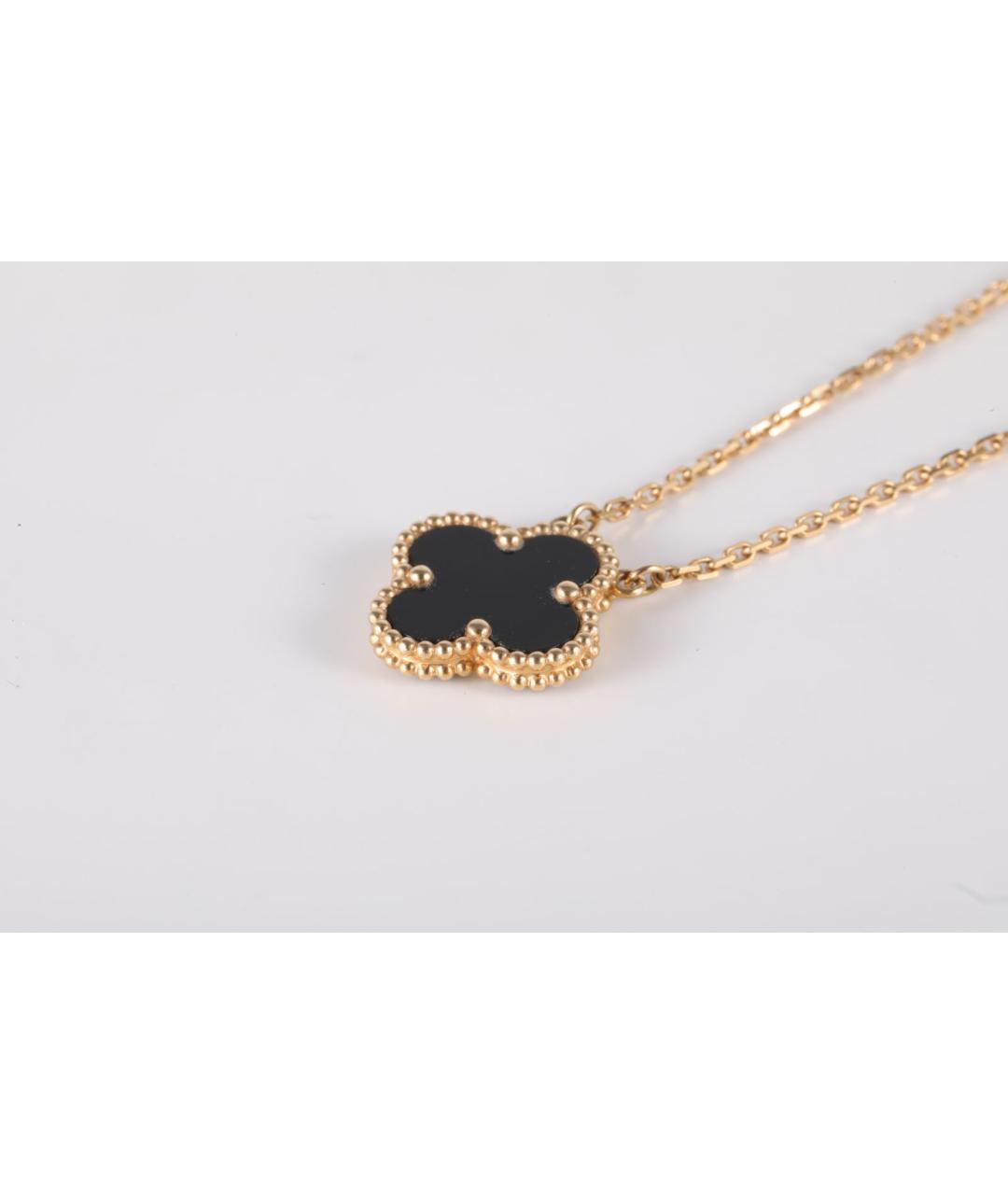 VAN CLEEF & ARPELS Черная цепочка из желтого золота, фото 3