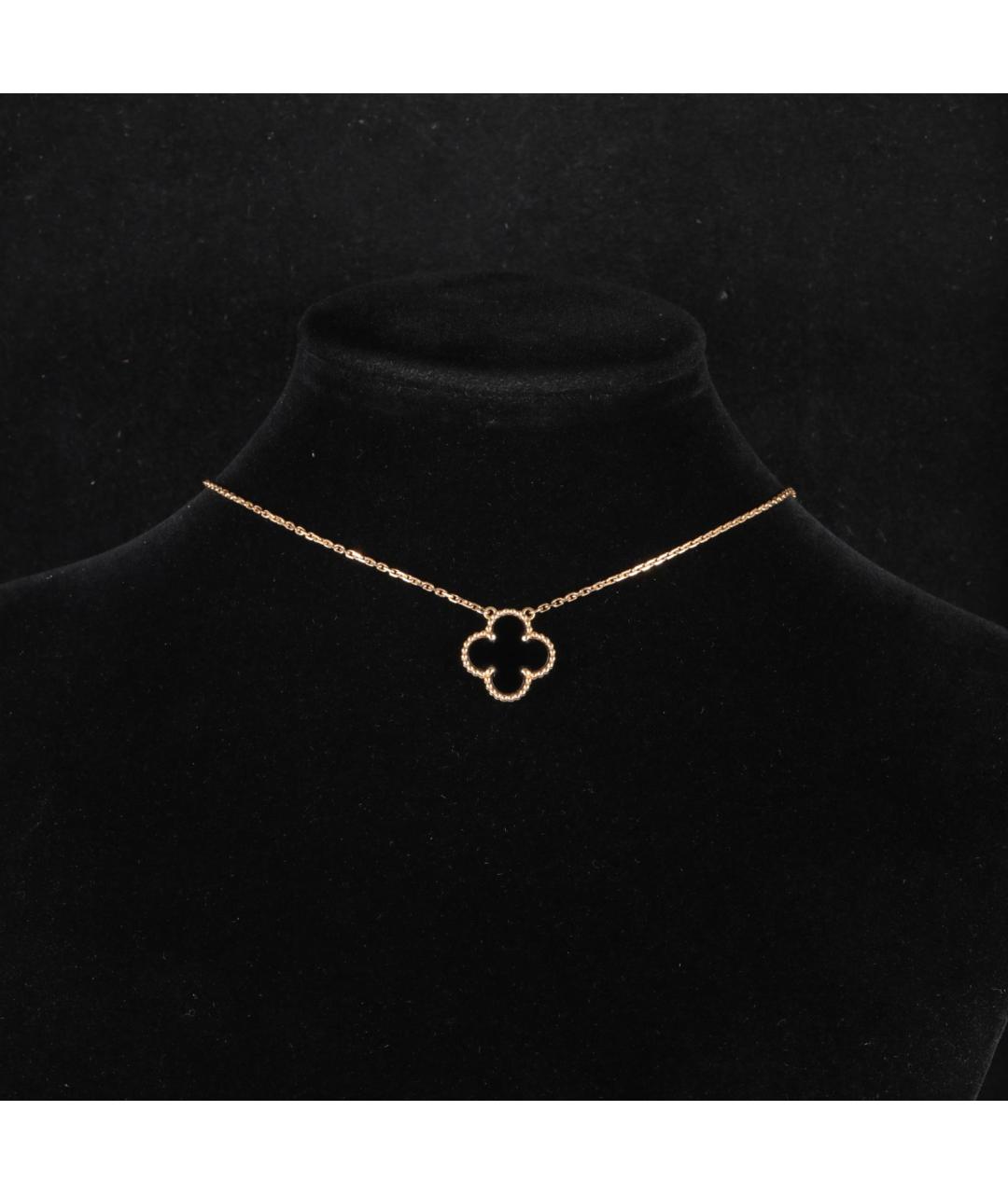 VAN CLEEF & ARPELS Черная цепочка из желтого золота, фото 7
