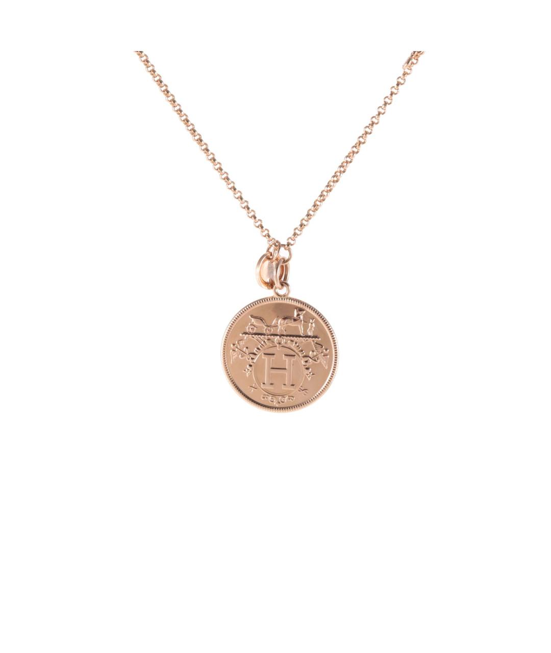 HERMES Цепочка из розового золота, фото 1