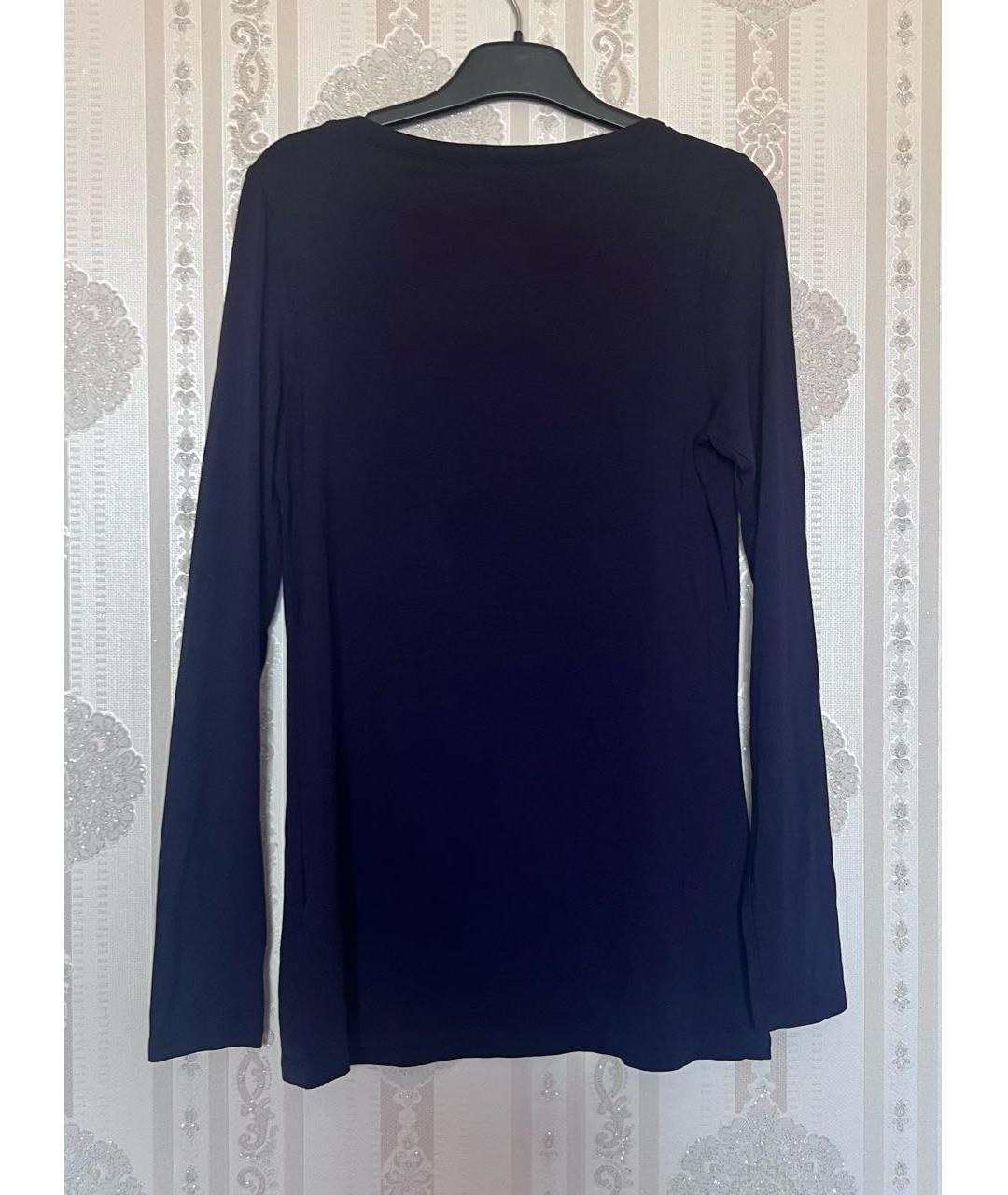 LIU JO Темно-синий вискозный джемпер / свитер, фото 2