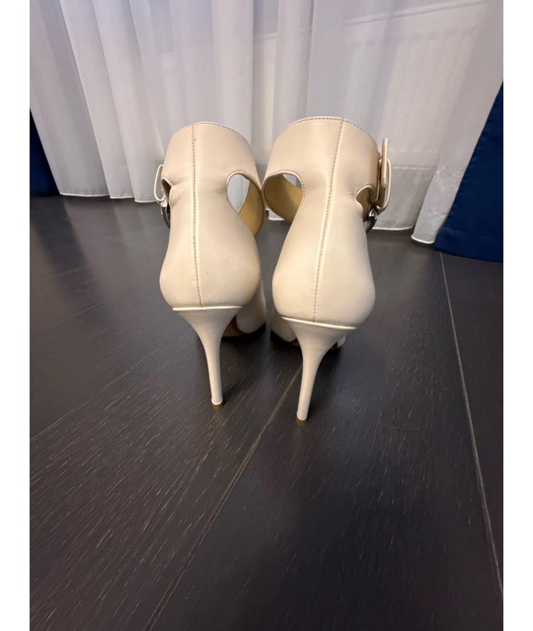 MICHAEL KORS Белые кожаные туфли, фото 4