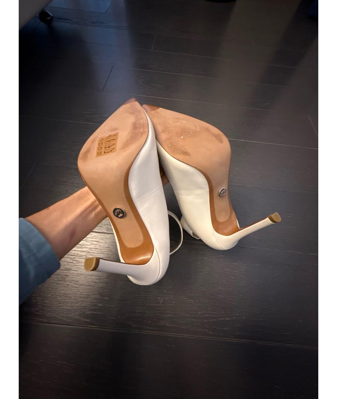 MICHAEL KORS Белые кожаные туфли, фото 6