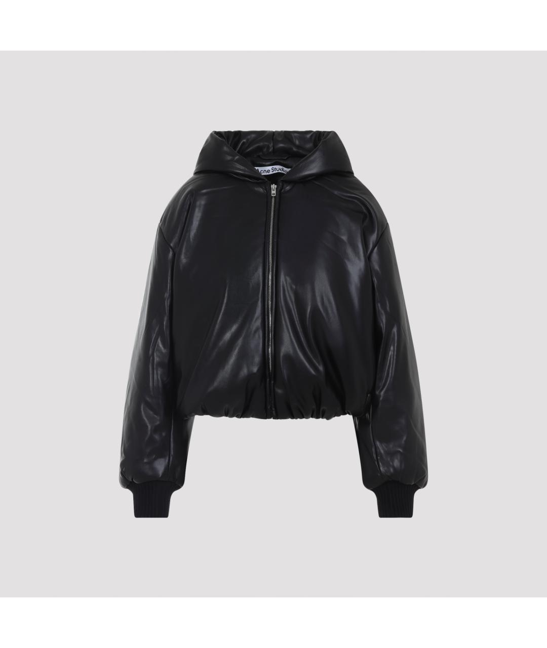 ACNE STUDIOS Антрацитовая полиэстеровая куртка, фото 2