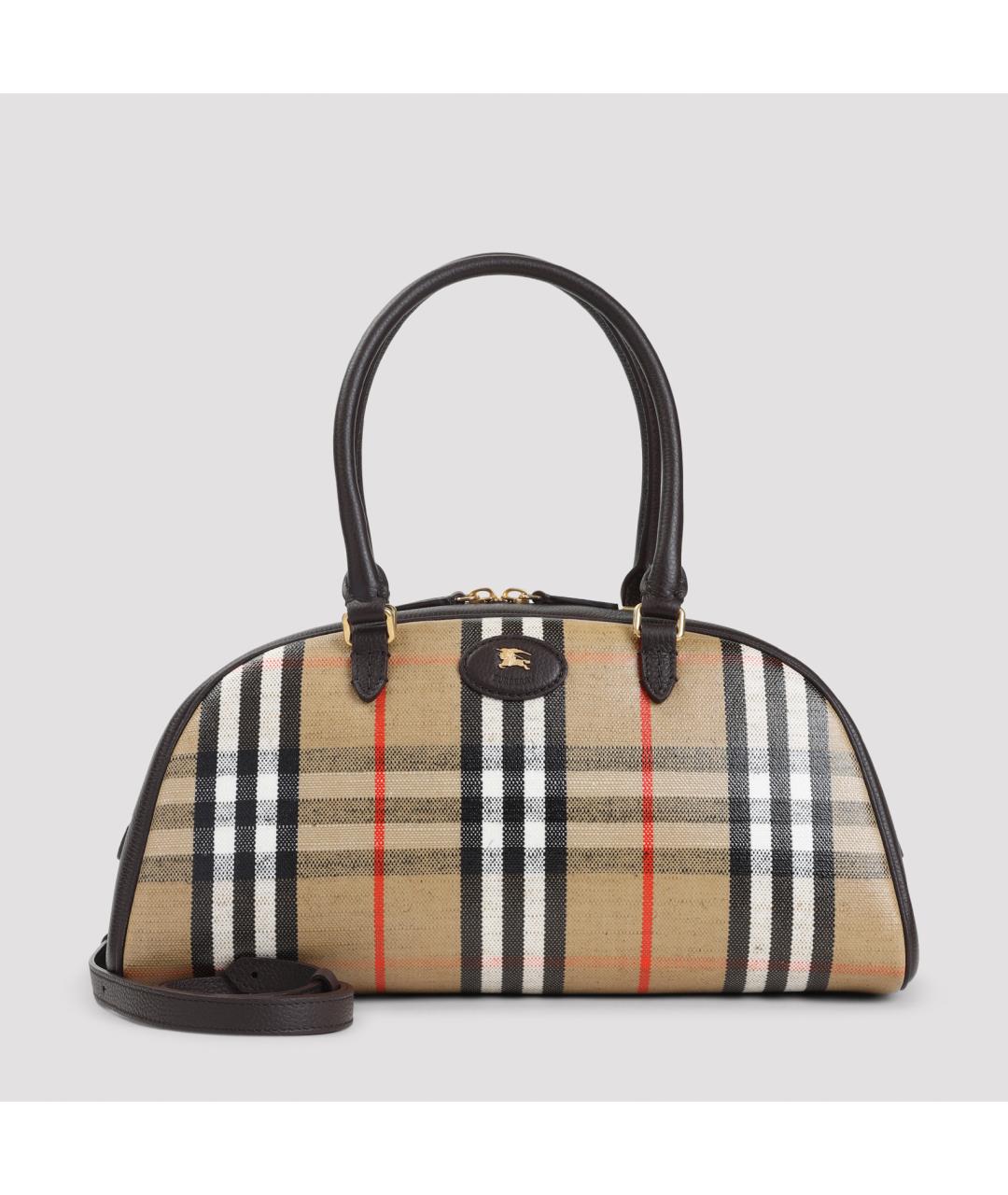 BURBERRY Бежевая хлопковая сумка тоут, фото 2