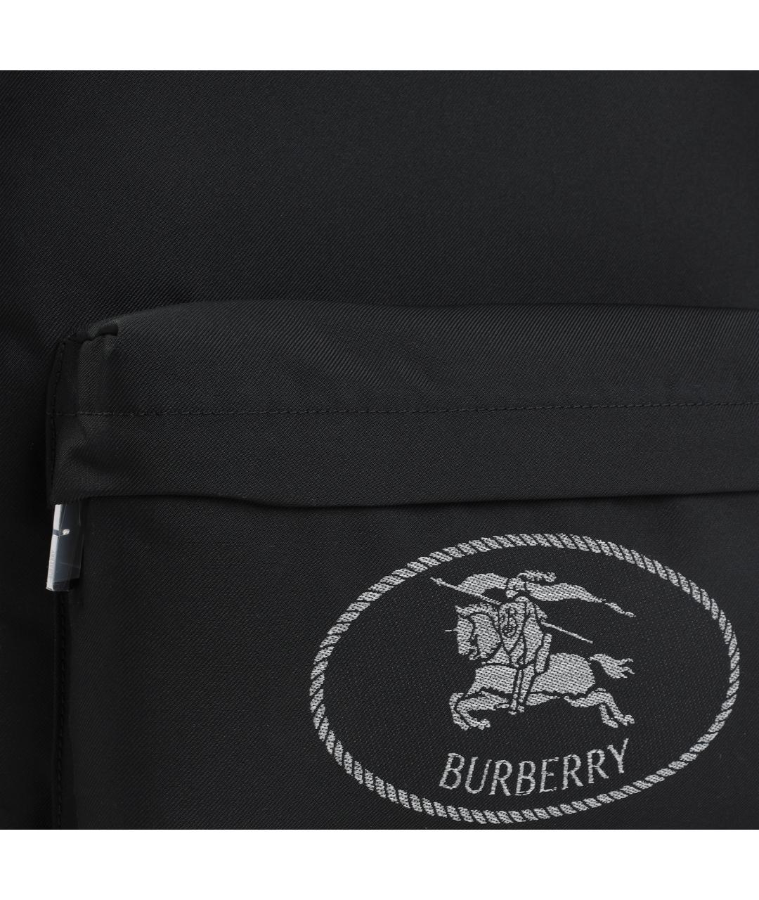 BURBERRY Черный синтетический рюкзак, фото 5