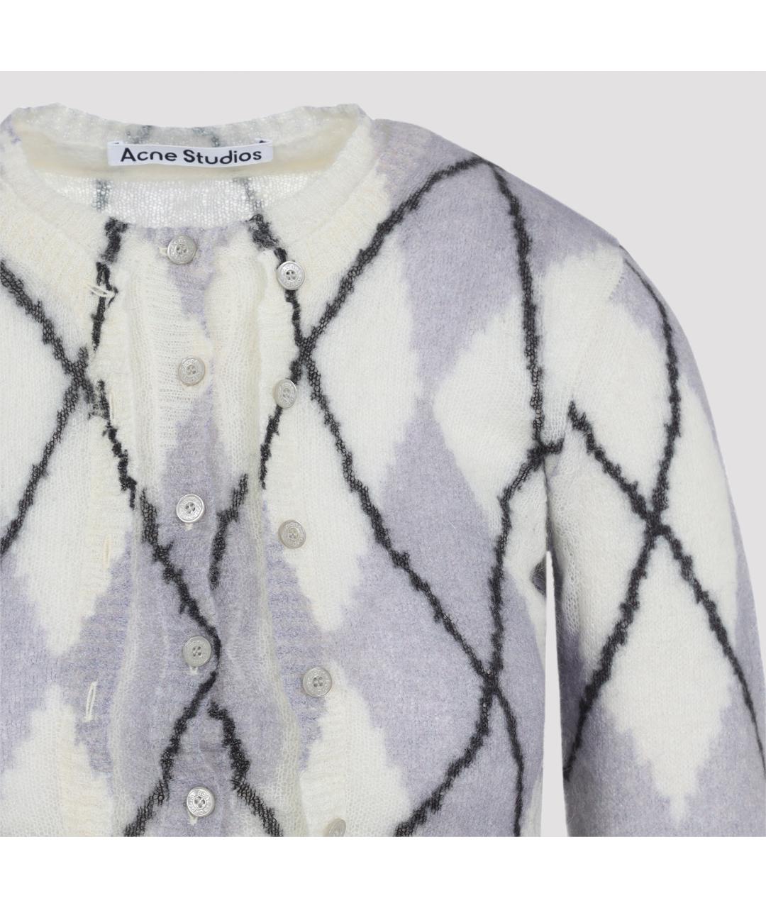 ACNE STUDIOS Мульти шерстяной кардиган, фото 5