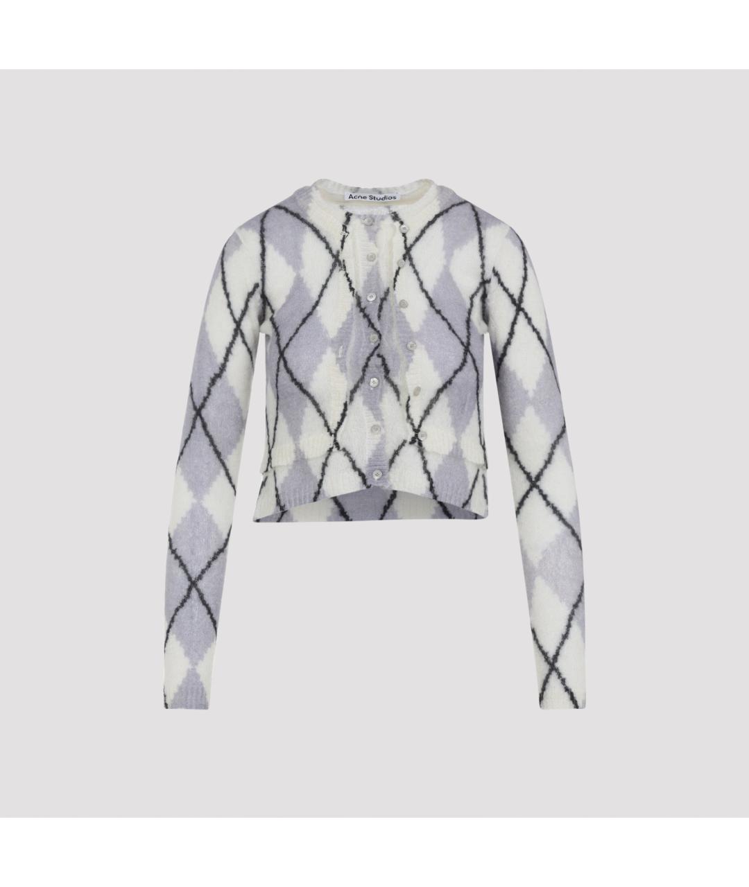ACNE STUDIOS Мульти шерстяной кардиган, фото 2