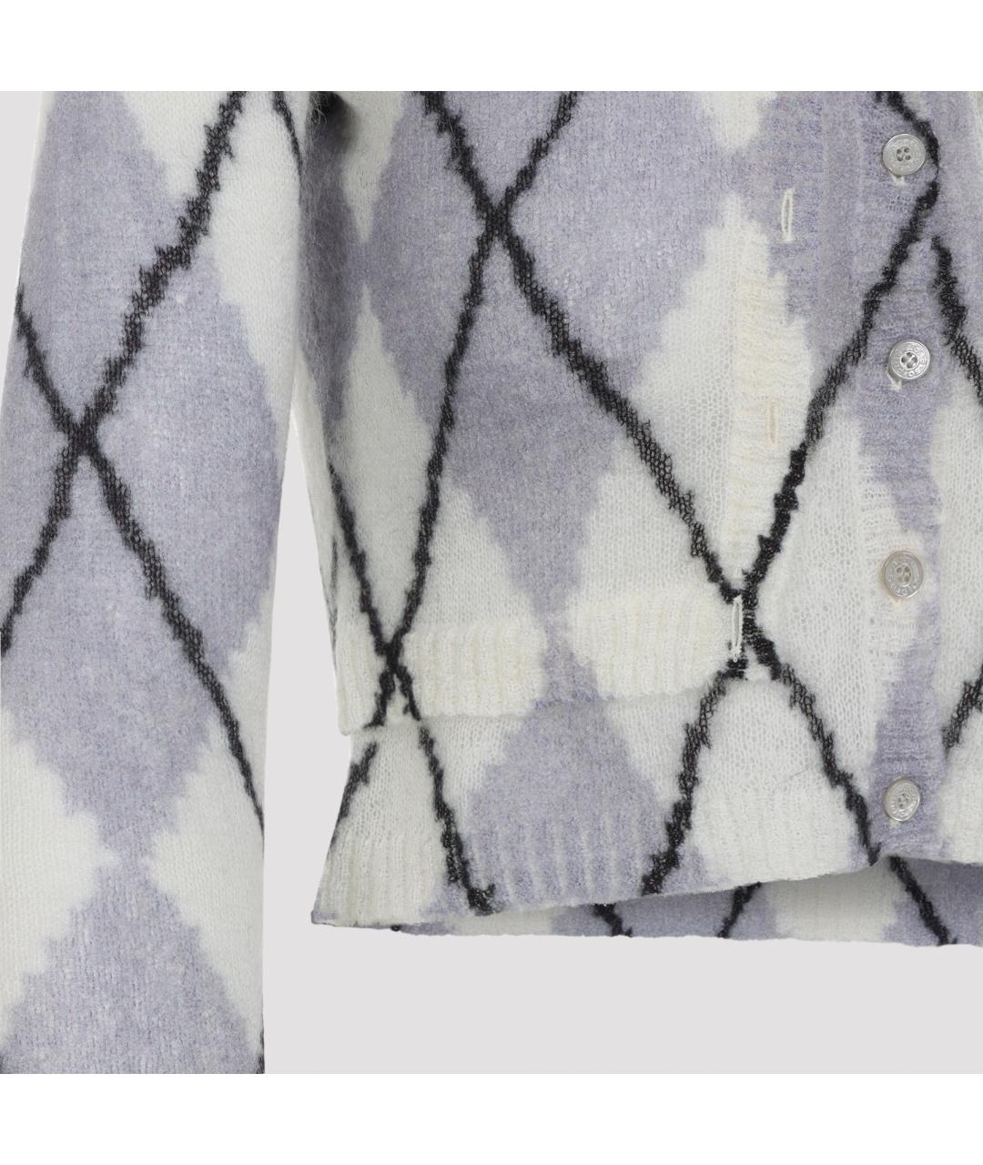 ACNE STUDIOS Мульти шерстяной кардиган, фото 6