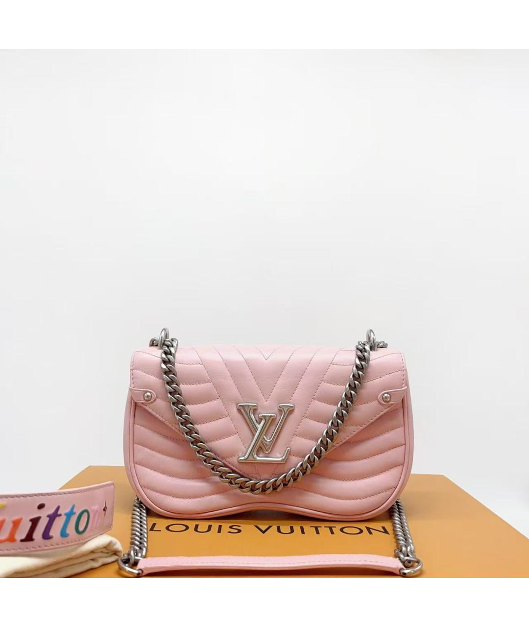 LOUIS VUITTON Розовая сумка через плечо, фото 2