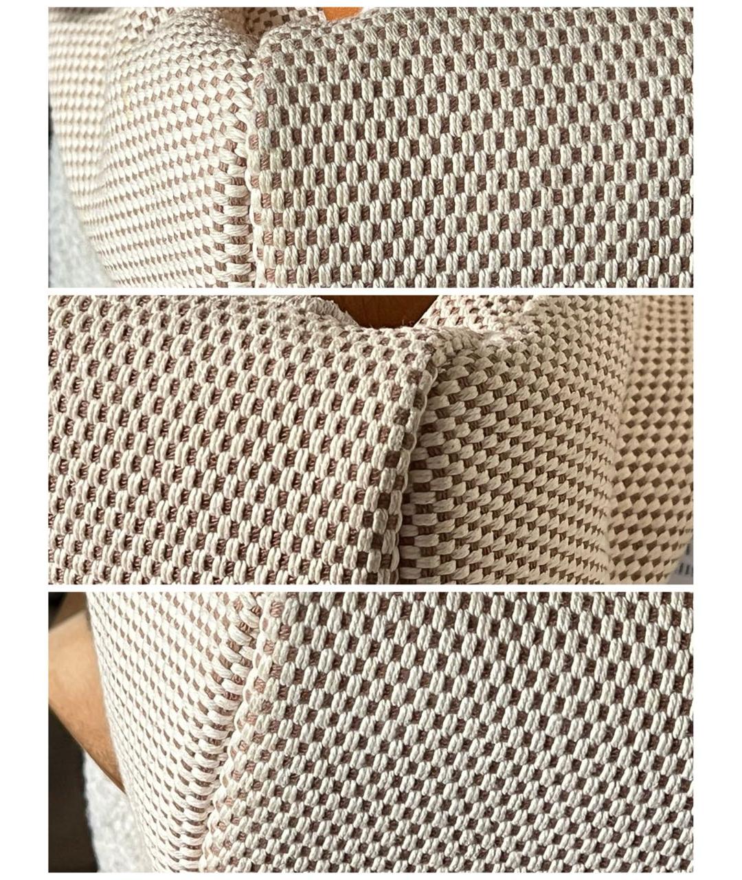 HERMES Бежевая хлопковая сумка через плечо, фото 3