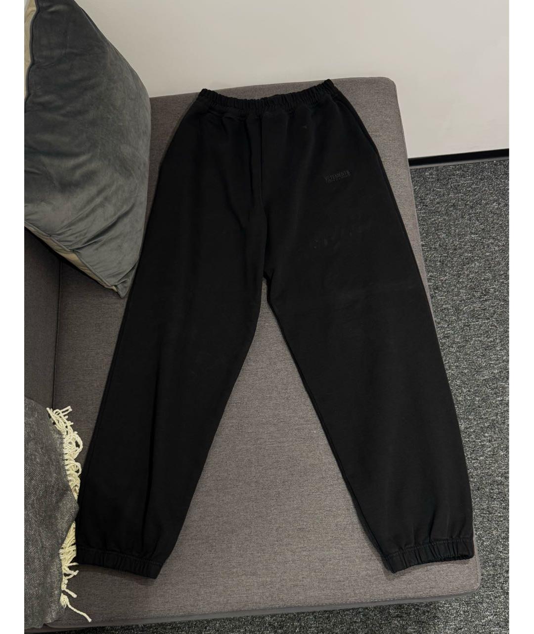 RHUDE Черный хлопковый спортивный костюм, фото 4