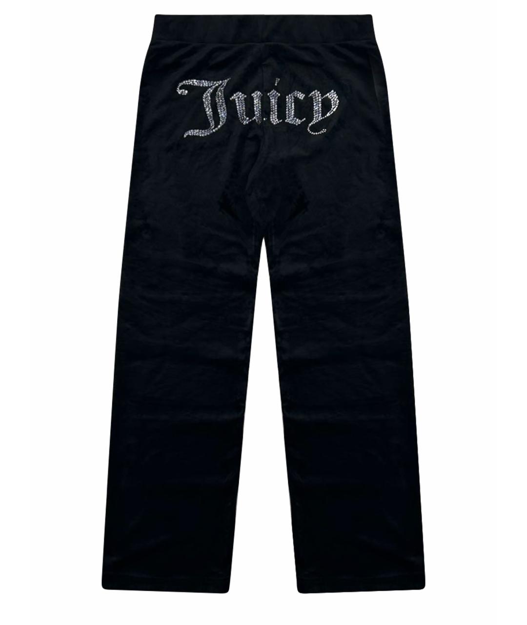 JUICY COUTURE Черные полиэстеровые спортивные брюки и шорты, фото 1