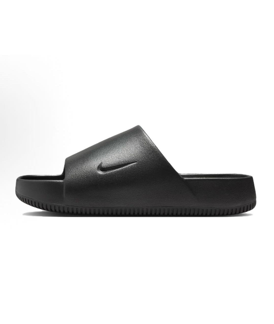 NIKE Черные резиновые шлепанцы, фото 2