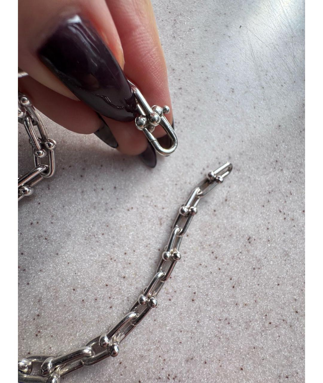 TIFFANY&CO Серебрянный серебряный чокер, фото 8