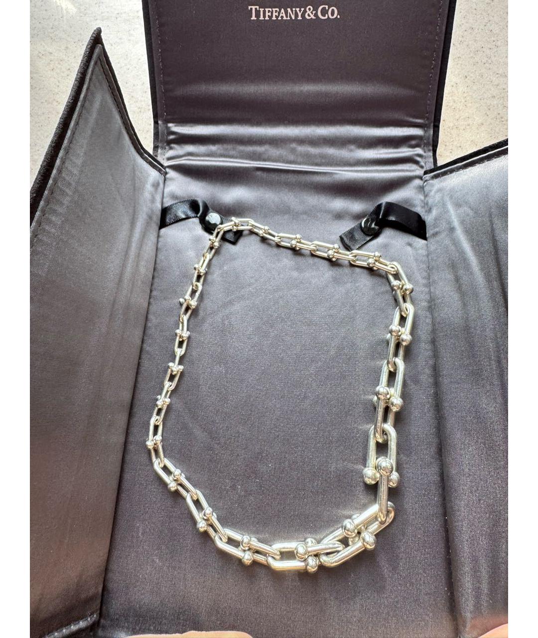 TIFFANY&CO Серебрянный серебряный чокер, фото 7