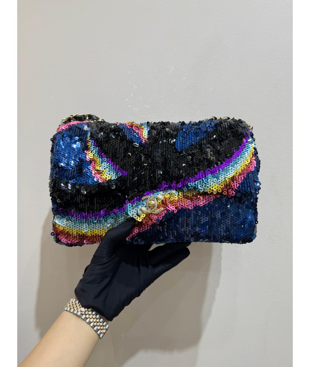 CHANEL Черная сумка через плечо, фото 3