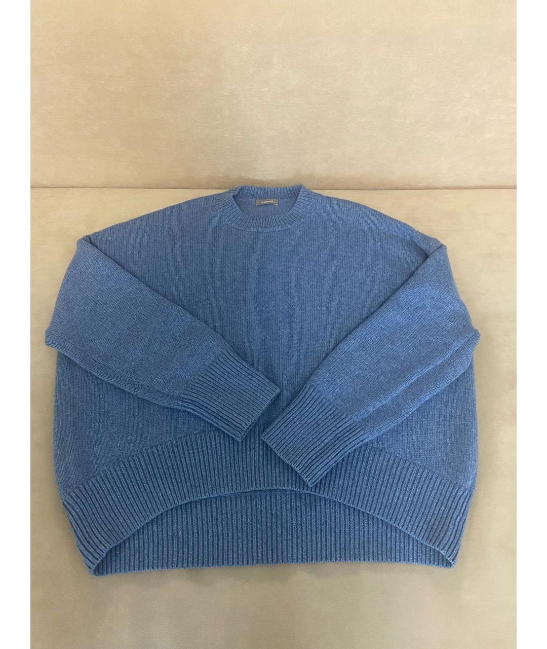 12 STOREEZ Синий кашемировый джемпер / свитер, фото 6