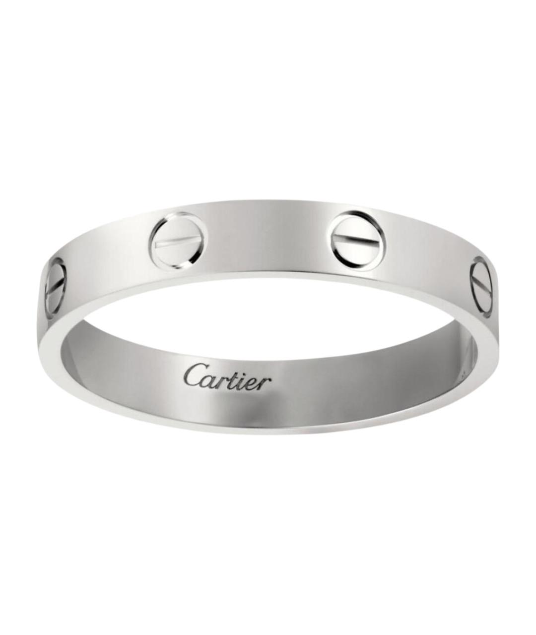 CARTIER Серебряное кольцо из белого золота, фото 1