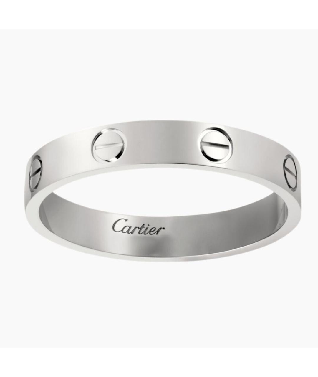 CARTIER Серебряное кольцо из белого золота, фото 3
