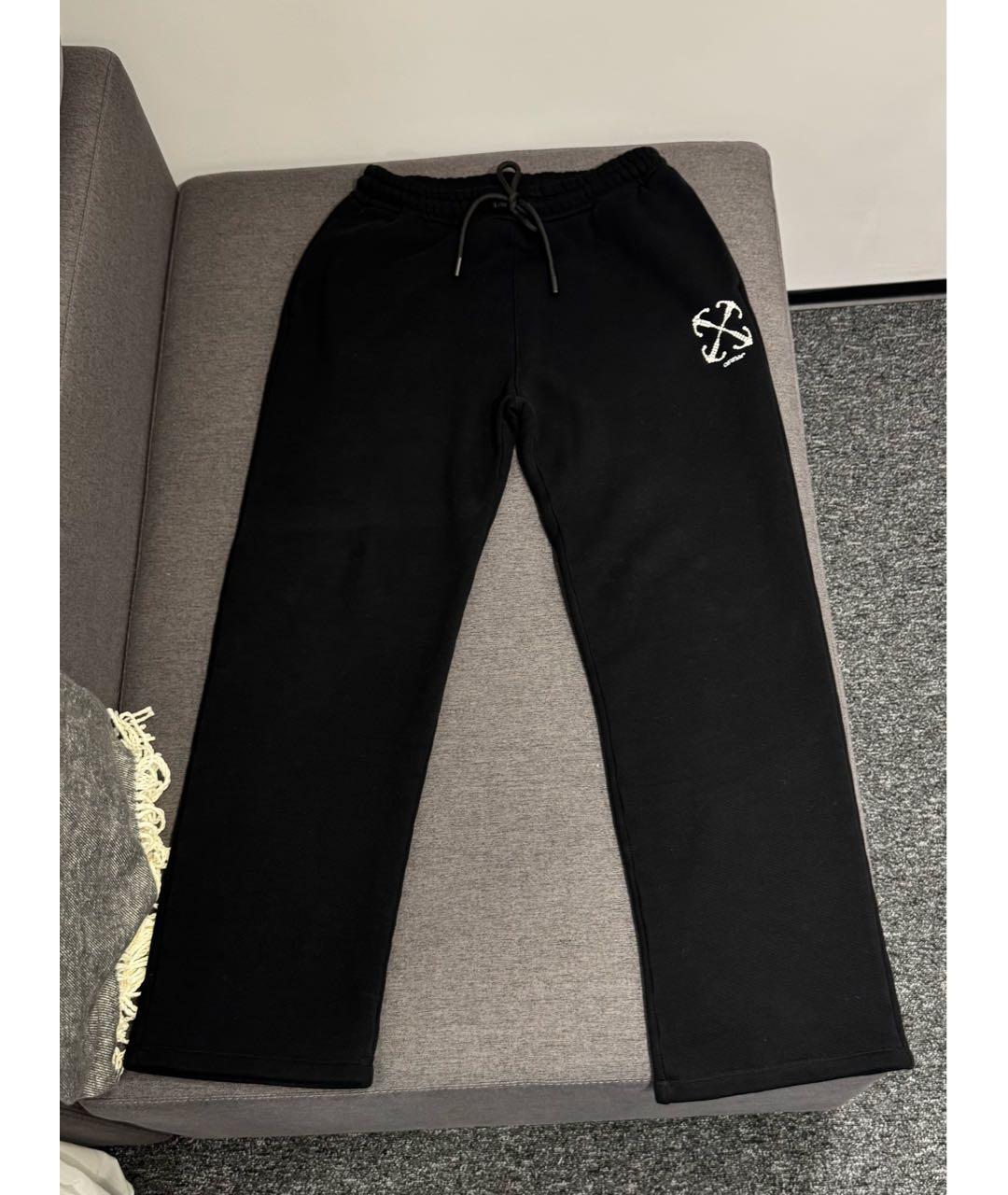 OFF-WHITE Черный хлопковый спортивный костюм, фото 4