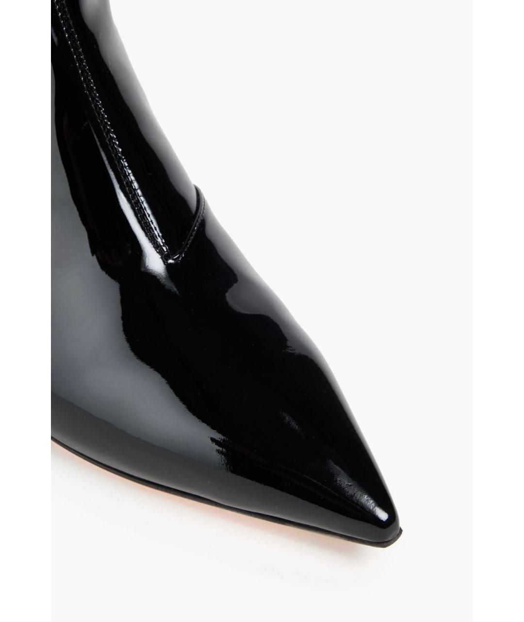 ROGER VIVIER Черные ботильоны из лакированной кожи, фото 3