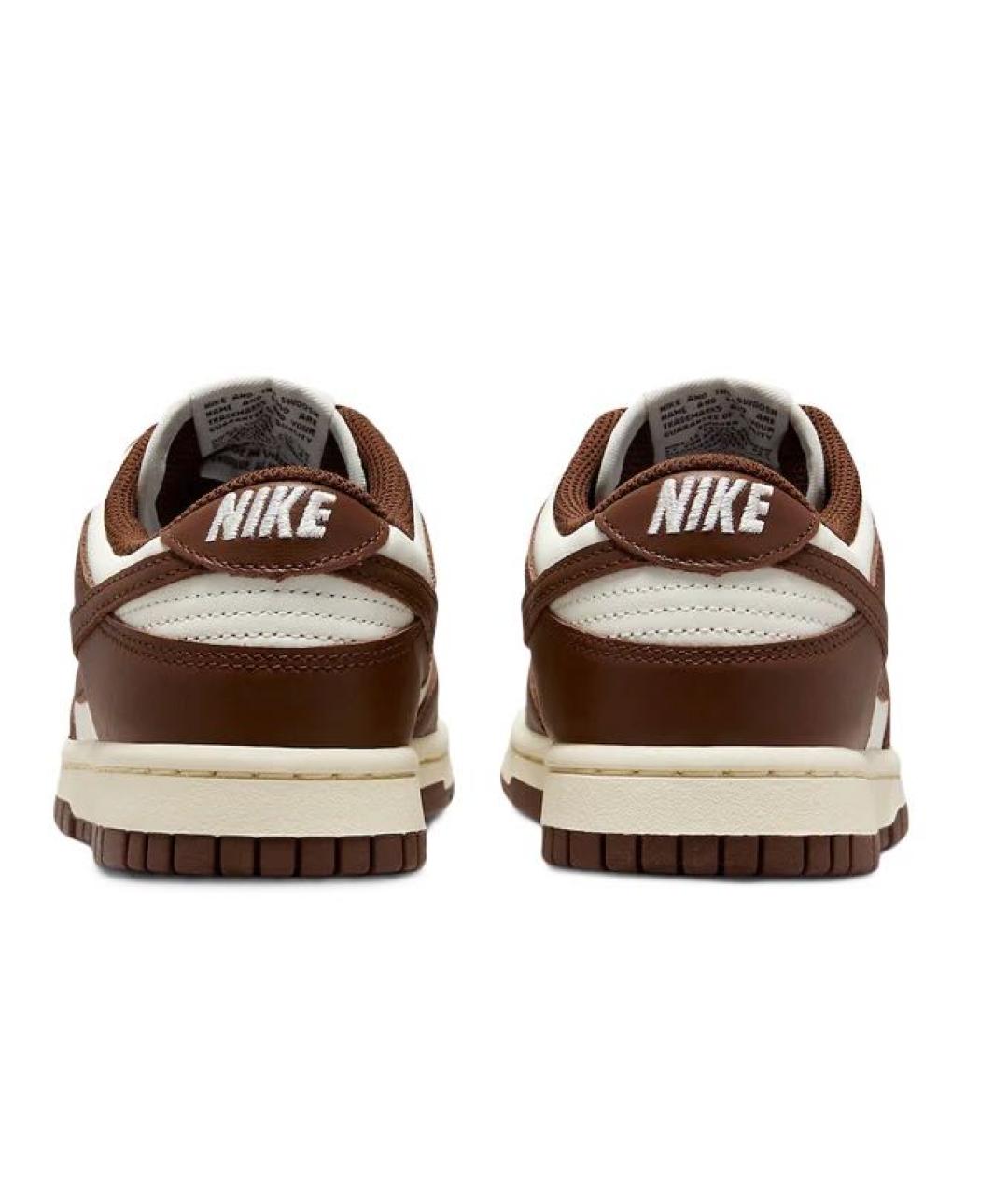 NIKE Коричневые кожаные кроссовки, фото 3