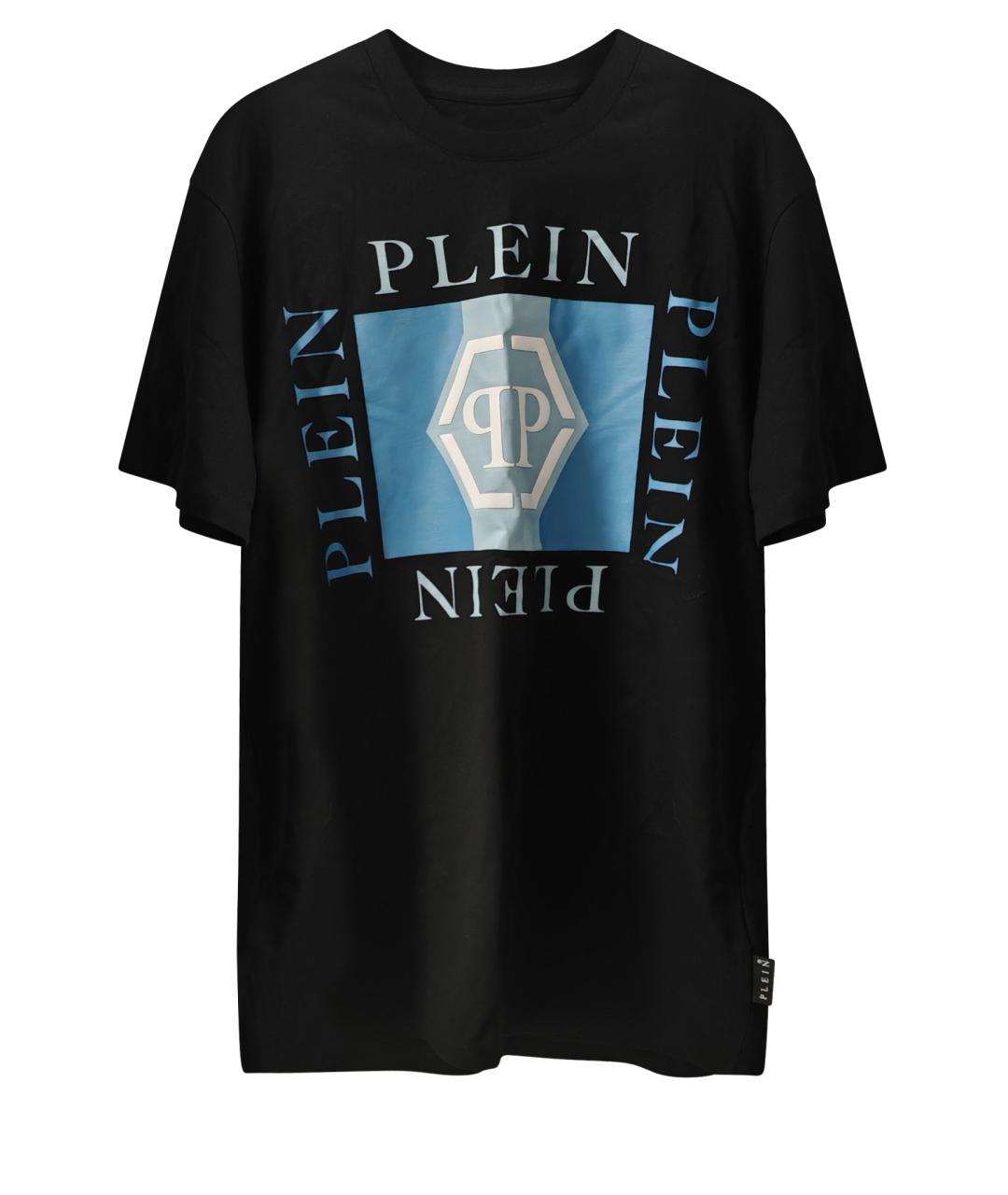 PHILIPP PLEIN Черная хлопковая футболка, фото 1